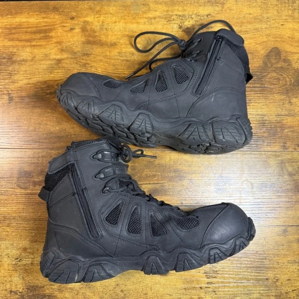 Thorogood VGS 300 804-6290 Black‎ Leather Mesh Tactical Boots Mens 10.5W